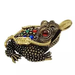 삼족두꺼비 FMF951R2 복두꺼비 길운 돈복 장식 인테리어 풍수