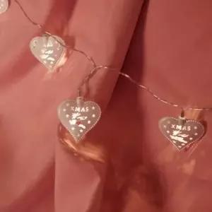 10구 OBN715G2 LED 하트 가랜드 전구(2M) 크리스마스꼬마전구 크리스마스전구트리