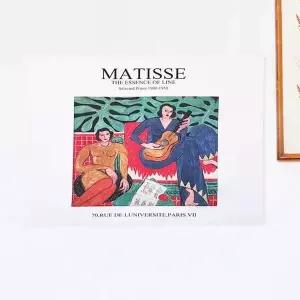 마티스의음악포스터 WBB850I1 세련된 앙리마티스커버 소형