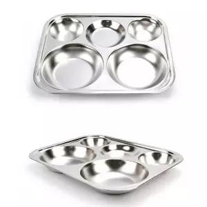 단체급식 614RMI25 성인 3찬 33x27.5cm 식판 27종 스텐 32호