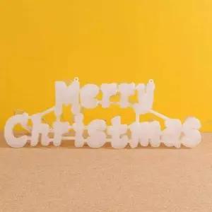 LED DLR915F3 크리스마스 글자 백색전구(49cm) 크리스마스전등 캠핑파티라이트