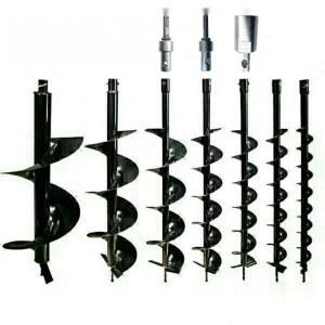 나선형 드릴비트 땅파기 천공기 양날직경 항타기 공구 구멍 파는 오거비트 땅파는기계