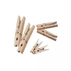 사진집게 미니집게 메모집게 나무집게 75mm 대 20개