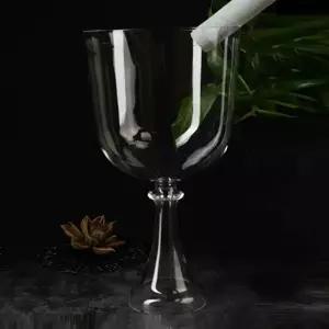 싱잉볼 휴대용 크리스탈 노래 그릇 678인치 투명 사운드 요가 명상 티베트 치유 악기