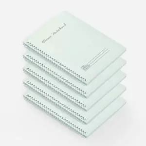 WL 먼지없는 종이 크린페이퍼 무진지 스프링노트 A5 1팩 5권