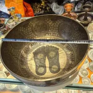 싱잉볼 네팔 수공예 노래 그릇 대형 부처님 사운드 볼 요가 명상 테라피 구리 타악기