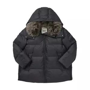 이브살로몬 24W24WFM01576DORD C99 ARMY 아미 폭스 퍼 트리밍 여성 패딩