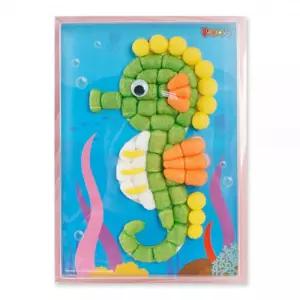 플레이콘 부조액자 (해마)