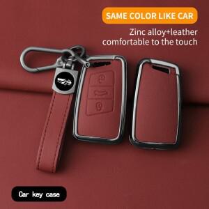아연 합금 자동차 키 케이스 커버  VW 폭스바겐 마고탄 파사트 B8 스코다 슈퍼 코디아크 A7 보호대 쉘 버클