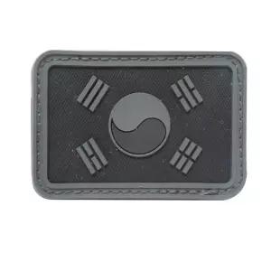 국기 디자인 태극기 패치 부착 장식 검정색 아이템