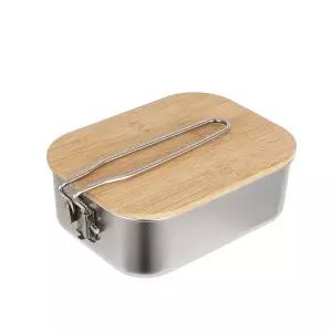 도시락 도마 겸용 1인 캠핑 스텐냄비 다용도 취사용품