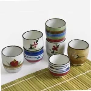 도자기 정종잔 세트 8P 도자기컵 카페머그잔