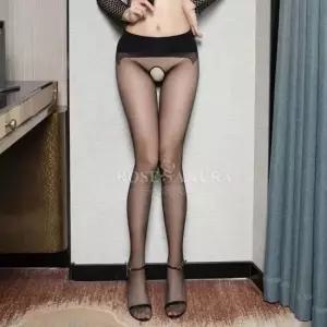 여자 이벤트 시스루 스타킹 밑트임 투명 0데니아 속옷