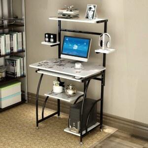 1인 컴퓨터 책상 선반 자취방 재택근무 가정용 학생 서재 조립식 600