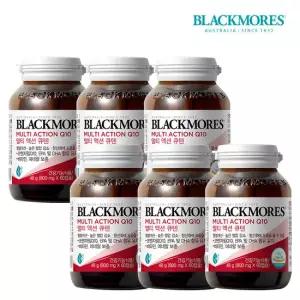 (6개월분) 블랙모어스 멀티 액션 큐텐 60캡슐 x6개