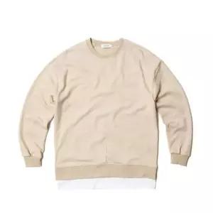 KING 커플시밀러룩 파스텔 무지 레이어드 맨투맨 (WFKHYIT)