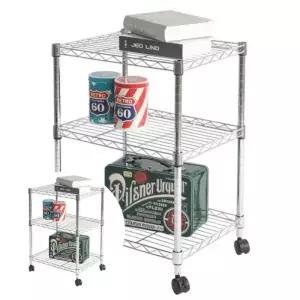 3단철제선반 다용도선반 3단 450 메탈랙 튼튼한조립식선반