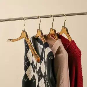 옷걸이 옷가게 의류매장 디피(브라운) 클리어 아크릴