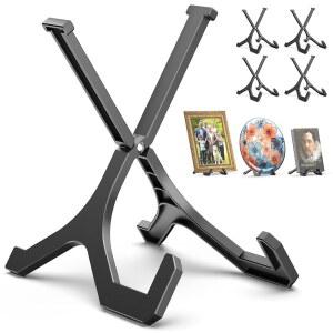 TR-LIFE 플레이트는 디스플레이, 6인치, 4팩, 플라스틱 액자 홀더는 접시, 그림, 책, 표지판, 명판을 의미합니다