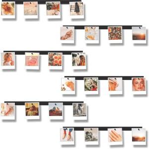 BIZYAC 6 자석 벽걸이 사진 액자 - 장식 콜라주 홀더 걸이 방 벽 조각 24