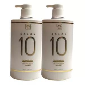 미쟝센 살롱10 단백질 에센스팩 손상모발용 990ml x2개