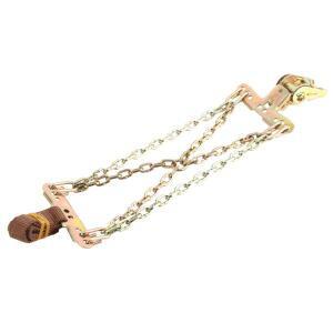 직물 스노우체인 업그레이드된 고강도 미끄럼 방지 스노우 타이어 체인 - 겨울철 도로 안전 트랙션 액세서