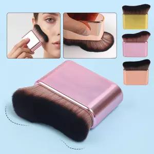 웨이브 메이크업 브러쉬 플라스틱 바디 파운데이션 화장 브러쉬 태닝 무스 도구