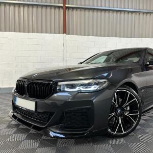 bmw 바디킷 BMW 5 시리즈 G30 G31 페이스 리프트 M 스포츠 530i 2021-2023 튜닝 바디 키트 용 글로스 블랙