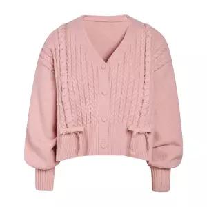 [롯데백화점]제이제이지고트 브이넥 케이블 매듭 가디건 GPCN1CD511