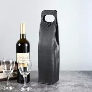 고품질 고급 와인 캐리어 가방 선물 포장용 1병 핸들형 케이스 (WFKIM7D)