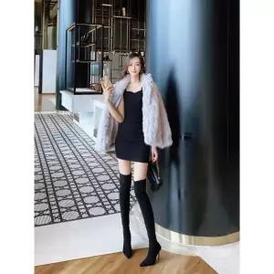 셉띠엠브레 여성롱부츠 무릎 롱부츠 가을 겨울 슬림 부츠 하이힐 스판 핏 UNO4