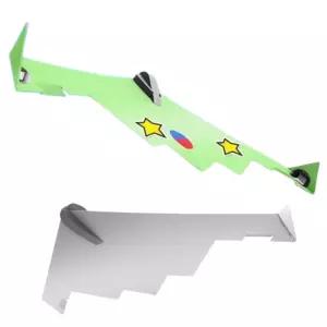 5개세트 무동력 에어글라이더 삼각 비행기만들기 핸드 활공 항력 키트