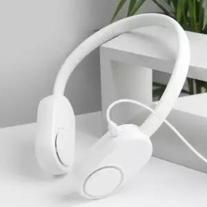 선풍기 넥 밴드 휴대용 각도조절 저소음 화이트 (WFHOHWG)