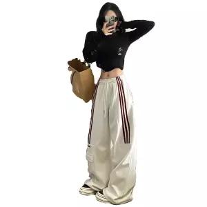 힙합바지 방송댄스복 스트리트 패션 빅포켓 무대 에어로빅 걸스힙합