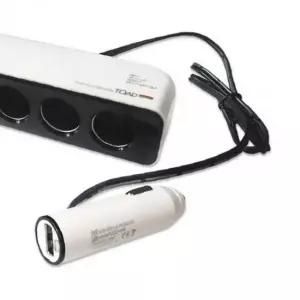 자동차 시가잭 USB 충전기 12V 멀티탭
