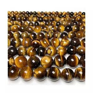 비즈공예 호안석(타이거 아이) 4mm 팔찌만들기 비드 재료 원석비즈 부자재 beads