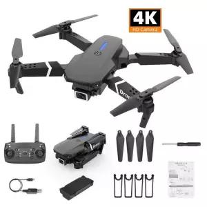미니 4K 듀얼 카메라 초보 드론 RC 항공 용 촬영용 입문용 조작 쿼드콥터