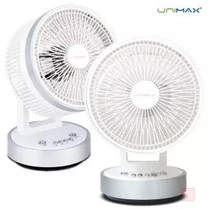 유니맥스 상하 좌우 입체회전 에어 소형 써큘레이터 선풍기 미니 서큘레이터 스탠드 가정용 사무실 탁상용 캠핑