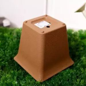 사각 플라스틱 화분 3호 현관 정원 인테리어 브라운 색상 (WFKIOEZ)