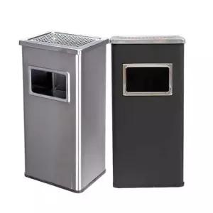 동무 키친프리-대 (실버)(블랙) 사각야외휴지통대 WBE5CE4