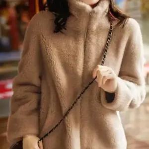 가을 초겨울 부클자켓 뽀글이 양털 캐주얼 여 WFLQVJG