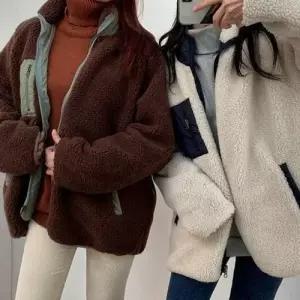 커플뽀글이 리버시블 레트로 후리스점퍼 WS WFLQVN8