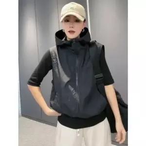 후드집업 SH815 후드 후드집업 민소매 바람 WFLQVNX