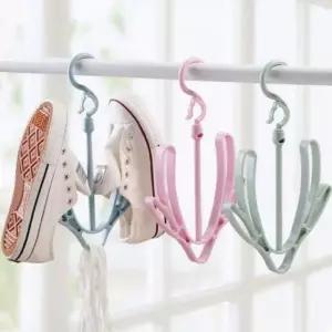 소품 정리 가방 신발 건조대 옷걸이형 모자 빨래 건조 정리함 (WFKJQBR)