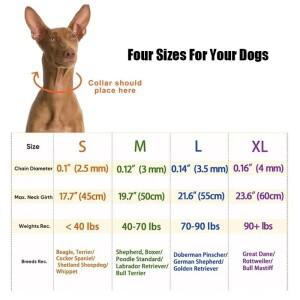 릴리스 버클  나일론 커버가  개 훈련 칼라 프롱 애완견 스파이크 핀치