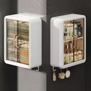 욕실 화장실 수납장 무타공 심플 다용도 상부장 미니 (WFKJQKX)