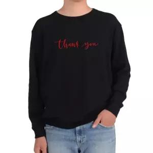 기모맨투맨 thank you 감사 땡큐 고마워그림 다양한색상 전사이즈 (WFKIX1M)