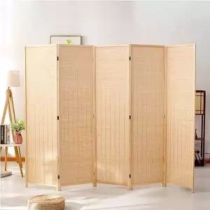 원목 파티션 엔틱 공간분리 라탄 침실 거실 높이 벽