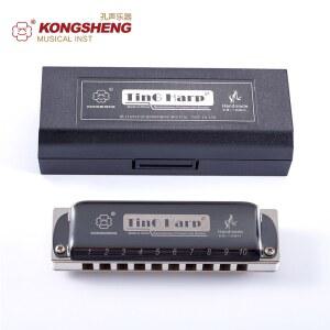 하모니카 KONGSHENG KS 10BH 팅하프 다이아토닉 흰색 빗 메이저 패디 리히터 튜닝