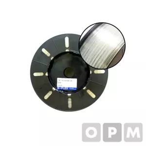 JA)남강 투명우레탄호스(롤)외경12mm 내경8mm 100M 1롤 / 튜브 검정